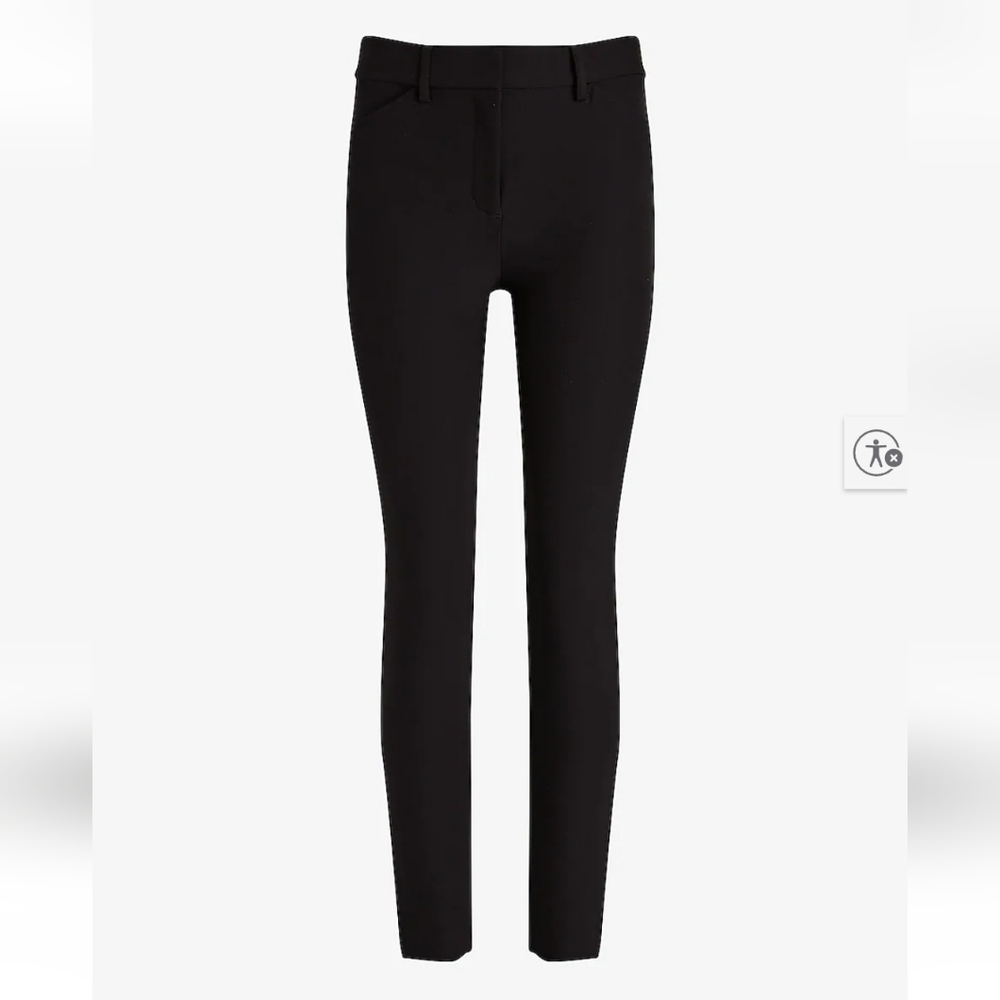 EXPRESS Editor Studio Stretch Twill Mid Rise Skinny Pant - Picture 3 of 5